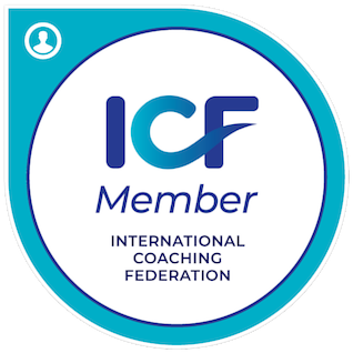 ICF (International Coaching Federation) member badge logo