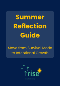 Front page of the Summer Reflection guide